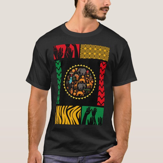 Afrikanskt tema - T-shirt (Framsida)