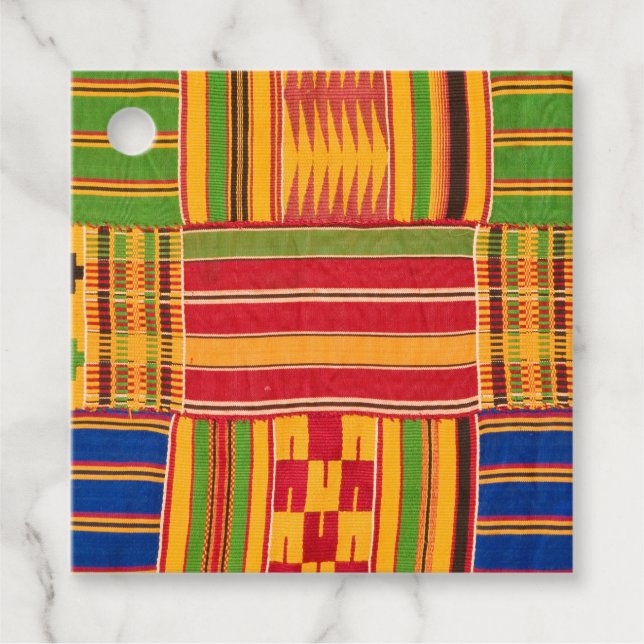 Afrikanskt tryck gåvor etiketter (Framsida)