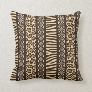 Afrikanskt tryck kudde