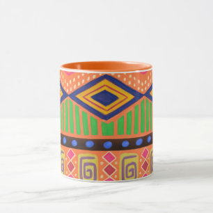 Afrikanskt tryck mugg
