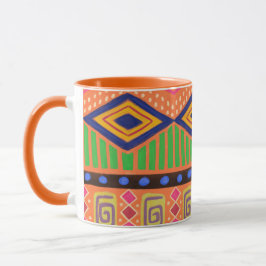 Afrikanskt tryck mugg