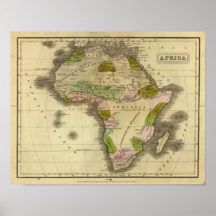 AfrikaOlney karta Poster