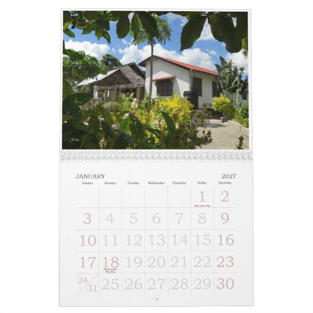 Afrikaplatskalender Kalender (Jan 2027)