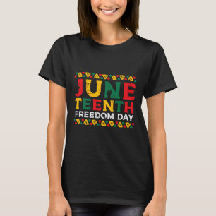 Afrikas amerikanska kvinnobarn, 16:e frihetsdagen t shirt