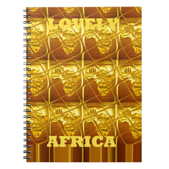 Afrikas gyllene löfte anteckningsbok (Framsidan)
