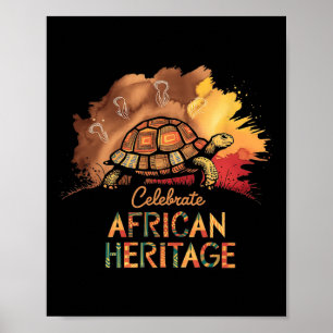Afrikas kulturarv Kwanzaa svarta historia Månad Poster