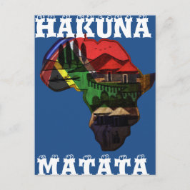 Afrikas kulturarvskonst - ett kulturellt fusion vykort