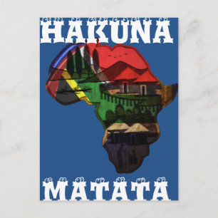 Afrikas kulturarvskonst - ett kulturellt fusion vykort