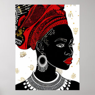 Afrikas kvinnor Poster konst