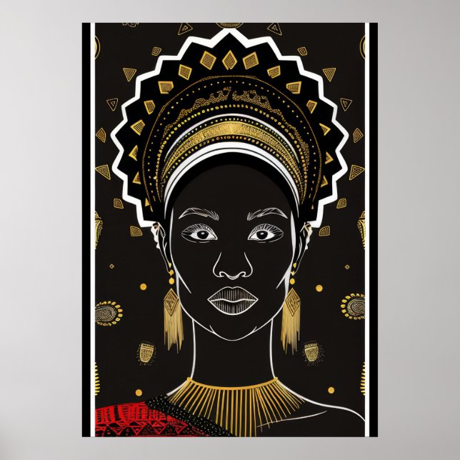 Afrikas kvinnor Poster konst (Framsidan)