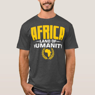 Afrikas land Humanity Afrika Karta T Shirt