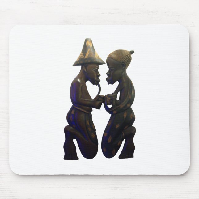 Afrikas parade hjärtan: ett vackert ögonblick musmatta (Framsidan)