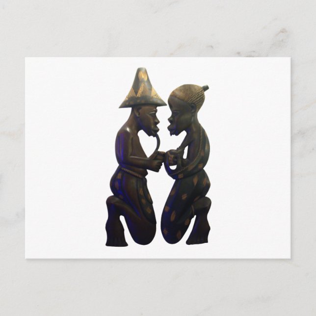 Afrikas parade hjärtan: ett vackert ögonblick vykort (Framsida)