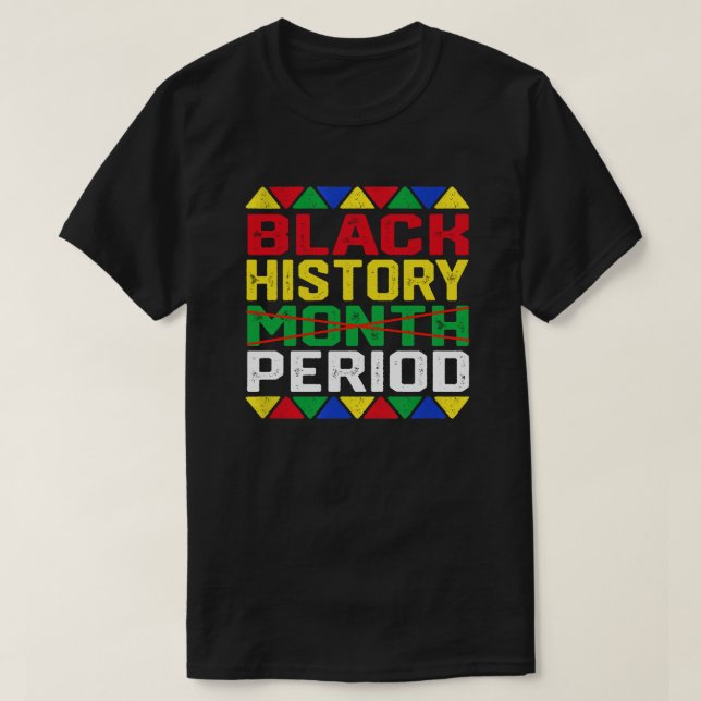 Afrikas Pride i Svarta historikmånad T Shirt (Design framsida)
