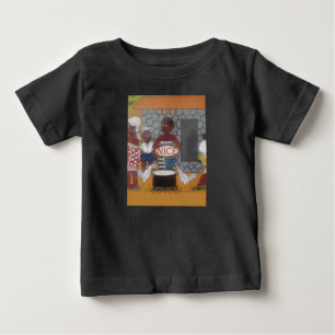 Afrikas traditionella livsstil i hemmet t shirt