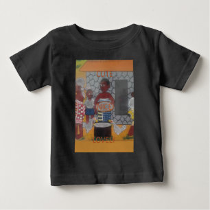Afrikas traditionella livsstil i hemmet tee shirt
