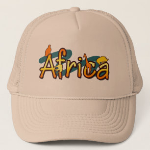 Afrikatrendigcoola och roliga designsafarihattar keps
