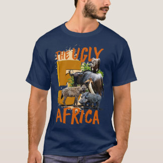 Afrikor VANLIGTVIS fem djur T Shirt