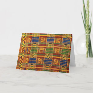 AfriMex Urbano Kente-kort Kort