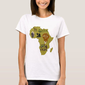 afrique continent t-shirt