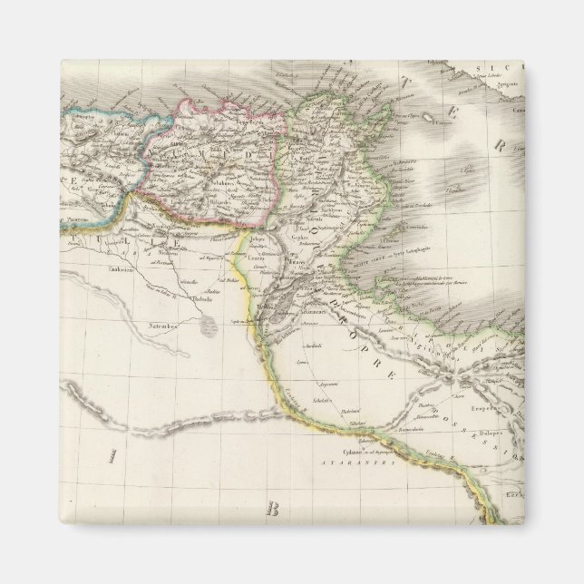 Afrique Propre - Afrika Atlas Karta Magnet (Framsidan)