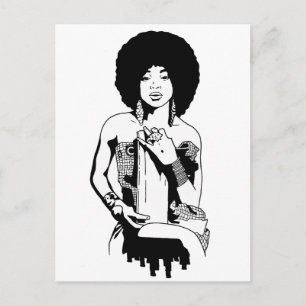 Afro 1 vykort