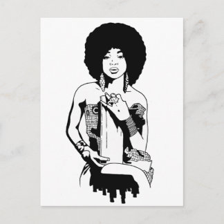 Afro 1 vykort