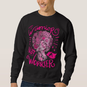 Afro African American Strong Women Black Pride Mel Lång Ärmad Tröja