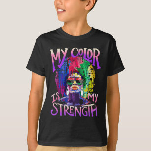 Afro African American Women Black Pride Melanin Qu T Shirt