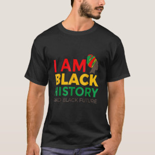 Afro American Afrocentric, jag är svart historiemå T Shirt