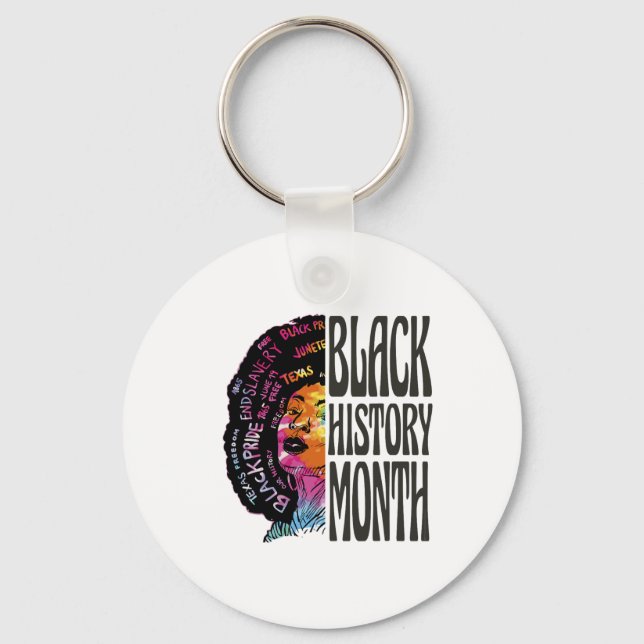 Afro American Black History Month and Junetth P Nyckelring (Framsida)