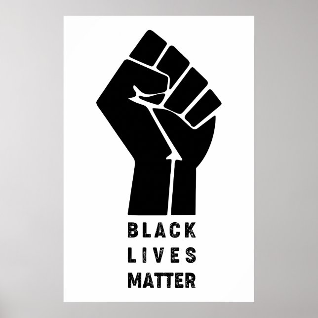 afro american fist black lives matter symbol prote poster (Framsidan)