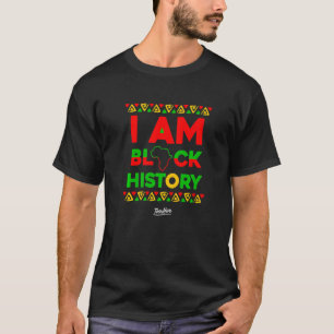 Afro American Gift Afrocentric Gift, jag är svart T Shirt