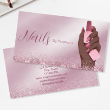 Afro American Glitter Nail Artist ManiboyBeauty