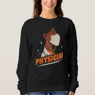 Afro American Physician Mamma Student Md Doktor Mo T Shirt