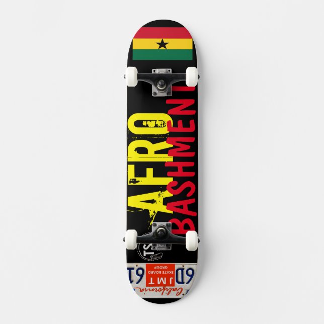 AFRO BAHMENT JMT USA Skateboard (Framsida)