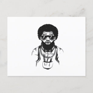 Afro Barber Vykort