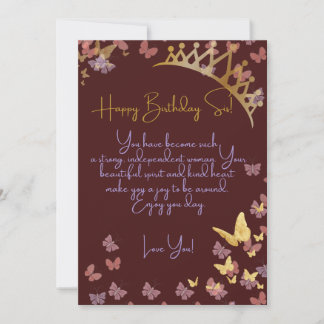 Afro Birthday Card Julkort