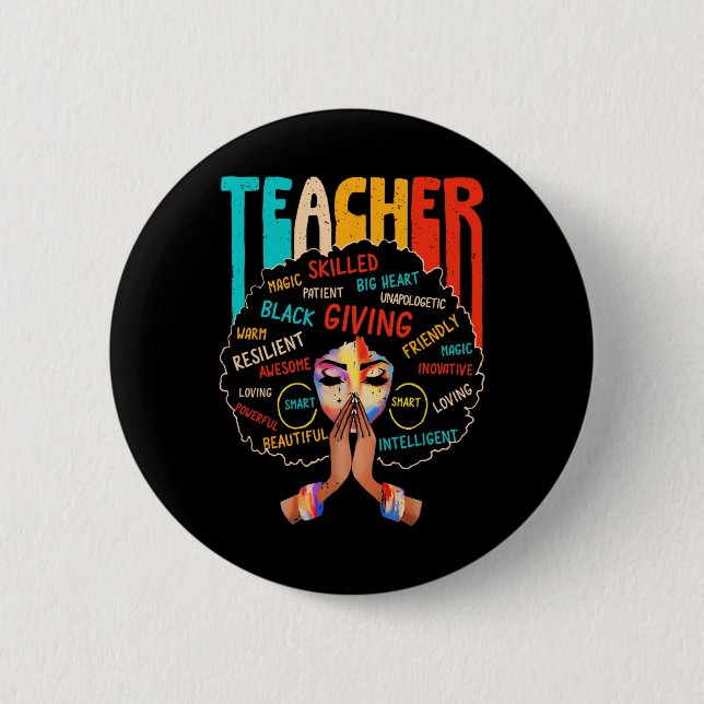 Afro Black History Month African American Teacher Knapp (Framsida)