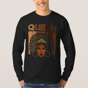 Afro Black Melanin Queen Girl Apparel American Afr T Shirt