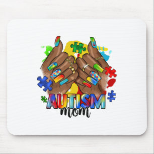 Afro Black Nagel Autism Mamma Autism Awareness Day Musmatta
