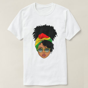 Afro Black Woman Melanin Queen African Black Histo T Shirt