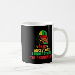 Afro Black Women Melanin Queen Juneteonde Bästa An Kaffemugg