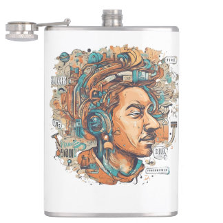 Afro Boho Queen - Colorful Artistic Fickplunta