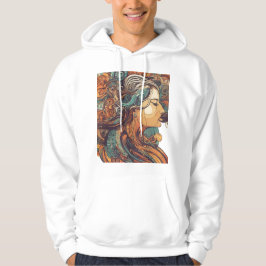 Afro Boho Queen - Colorful Artistic Hoodie