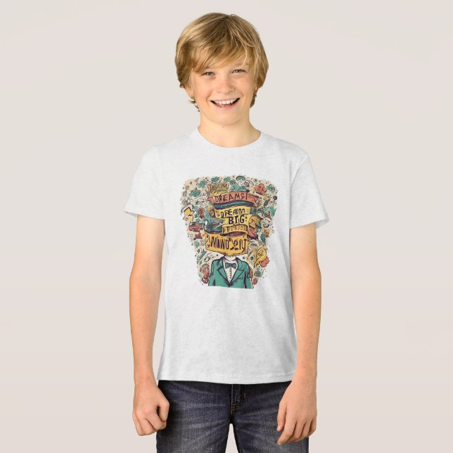Afro Boho Queen - Colorful Artistic T Shirt (Framsida Full)
