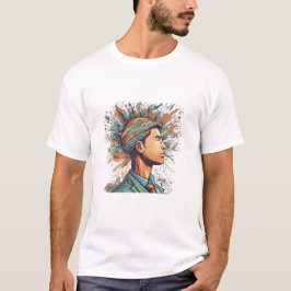 Afro Boho Queen - Colorful Artistic T Shirt