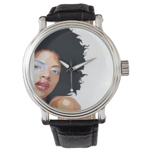 Afro--central klocka