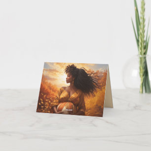 Afro-Centric Mor Gravid Tack Kort