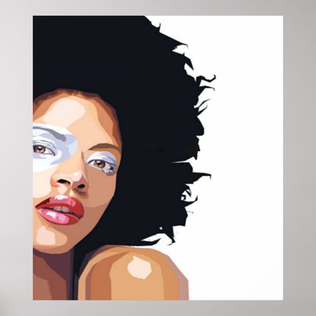 Afro-centrisk Poster (Framsidan)